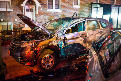 Extreme car accident in Memphis where victim needs auto accident attorney